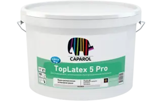 Caparol TopLatex 5 Pro тонкослойная латексная краска для внутренних работ