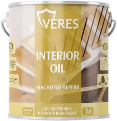 Veres Interior Oil масло по дереву для наружных и внутренних работ