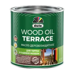 Dufa Wood Oil Terrace масло деревозащитное для террас и садовой мебели