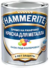 Hammerite Прямо на Ржавчину краска для металла 3 в 1 база под колеровку