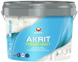 Eskaro Akrit Ceiling Matt глубокоматовая краска для потолка