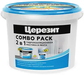 Церезит Combo Pack 2 в 1 набор для гидроизоляции (мастика + лента)