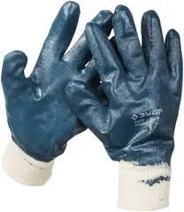 Зубр Профессионал перчатки с нитриловым покрытием