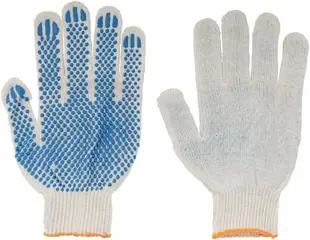 Fit перчатки вязаные с напылением из ПВХ