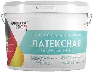 Farbitex Profi шпатлевка акриловая латексная для внутренних работ