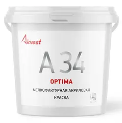 Аквест Optima А 34 мелкофактурная акриловая краска