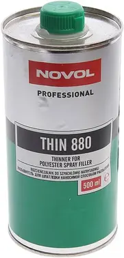 Novol Professional Thin 880 разбавитель для шпатлевки нанасимой способом распыления
