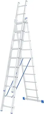 Geva Стандарт лестница алюминиевая трехсекционная