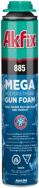 Akfix 885 Mega PU Gun Foam монтажная пена полиуретановая