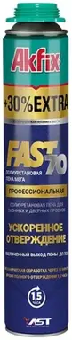 Akfix Fast 70 Fast Curing монтажная пена полиуретановая профессиональная
