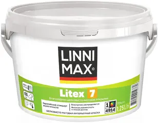 Linnimax Litex 7 краска интерьерная шелковисто-матовая
