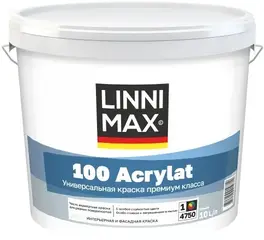 Linnimax 100 Acrylat краска водно-дисперсионная для наружных и внутренних работ