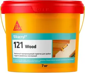 Sika Sikacryl-121 Wood эластичный паропроницаемый акриловый герметик для срубов