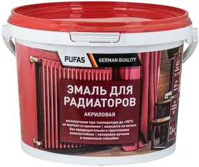 Пуфас эмаль для радиаторов акриловая