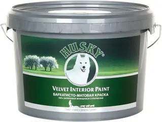 Хаски Velvet Interior Paint краска акриловая моющаяся бархатисто-матовая