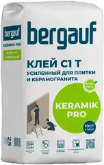Bergauf Keramik Pro C1 смесь клеевая усиленная для керамической плитки сухая