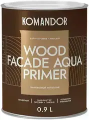 Командор Wood Facade Aqua Primer грунтовочный антисептик для интерьеров и фасадов
