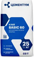 Цементум Basic 60 клей для керамической плитки