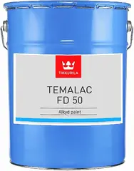 Тиккурила Temalac FD 50 быстровысыхающая алкидная покрывная краска полуглянцевая