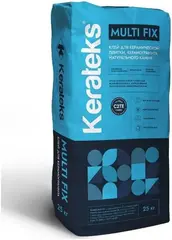 Kerateks Multi Fix клей цементный усиленный для керамогранита и плитки