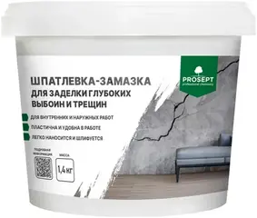 Просепт Plastix шпатлевка-замазка для глубоких выбоин и трещин
