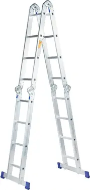 Комус лестница шарнирная алюминиевая