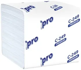 Protissue Premium C-249 бумага туалетная листовая V-сложения