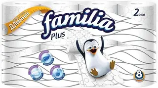 Familia Plus бумага туалетная