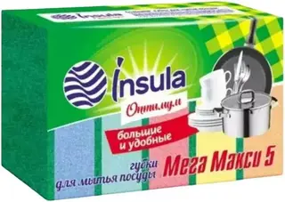 Insula Оптимум Макси губки для посуды (набор)