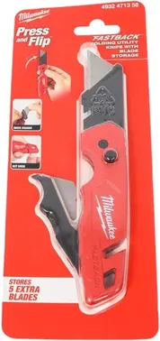 Milwaukee Fastback нож многофункциональный складной с отсеком для лезвий