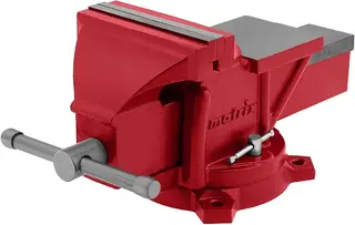 Matrix тиски слесарные поворотные