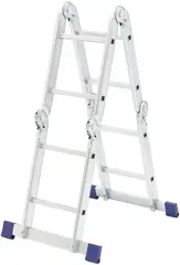 Сибртех лестница шарнирная алюминиевая