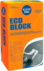 Kiilto Pro Eco Block кладочно-клеевой раствор для блоков из ячеистого бетона