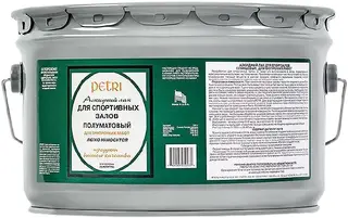 Петри Spar Gym алкидный лак для спортивных залов и металла