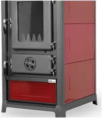 MBS Olymp Plus L Dark Red печь-камин