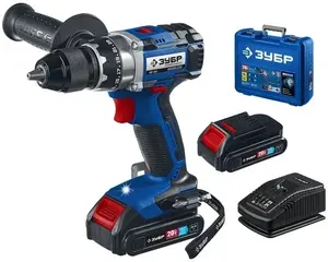 Зубр Профессионал DB-201-22 дрель-шуруповерт бесщеточная аккумуляторная