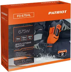Патриот FD 675HL дрель ударная электрическая