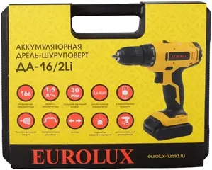 Eurolux ДА-16/2Li дрель-шуруповерт аккумуляторная