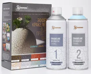 Certa Siana Craquelure эмаль декоративная термостойкая 600C