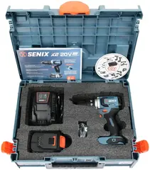 Senix PDDX2-M2-EU Set дрель-шуруповерт аккумуляторная
