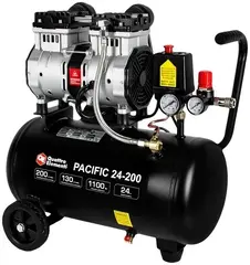 Quattro Elementi Pacific 24-200 компрессор поршневой безмасляный