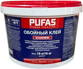 Пуфас Glasgewebe клей готовый для всех видов обоев