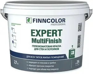 Finncolor Expert Multifinish краска глубокоматовая для стен и потолков