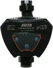 Zota Ecoring IV 25-80 180 насос циркуляционный для отопления с гайками