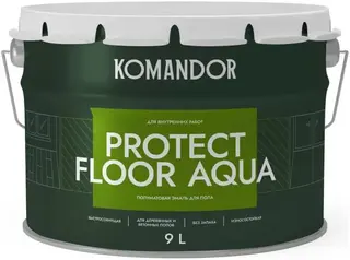 Командор Protect Floor Aqua эмаль полуматовая для пола