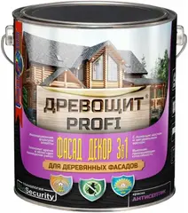 Красковия Древощит Profi Фасад Декор 3 в 1 краска-антисептик для деревянных фасадов
