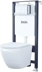 Iddis Basic BASBQ01i73 унитаз c инсталляцией комплект 3 в 1