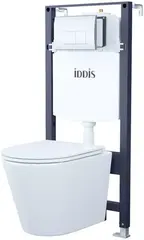 Iddis Basic BASC010i73 унитаз c инсталляцией комплект 3 в 1