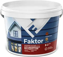 Фактор Wooden Fasade Paint краска акриловая для деревянных фасадов и OSB