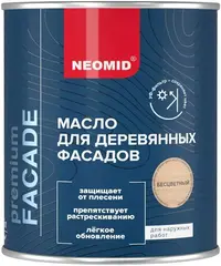 Неомид Premium Facade масло для деревянных фасадов